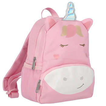 Girls Pink Unicorn Backpack